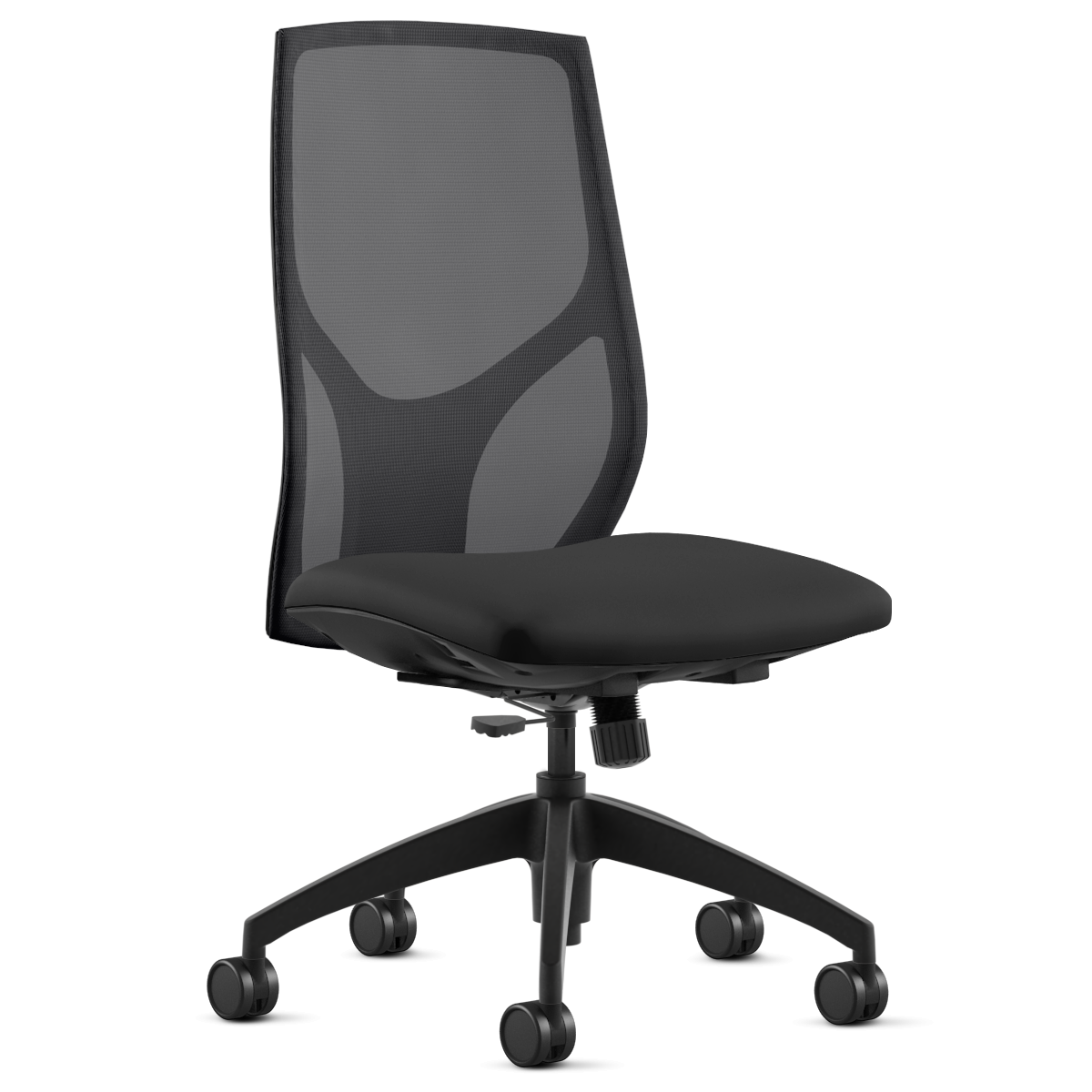 Mid Back Armless Office Chair | Modern Mesh Back Task Chair | Multiple Colors Available - Image 2