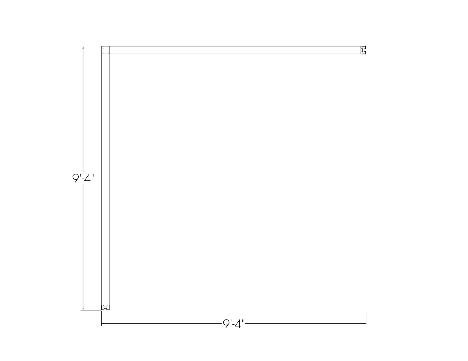 Office Dividers With Doors | Sapphire Wall System | 9'x9'x95"H - Image 2