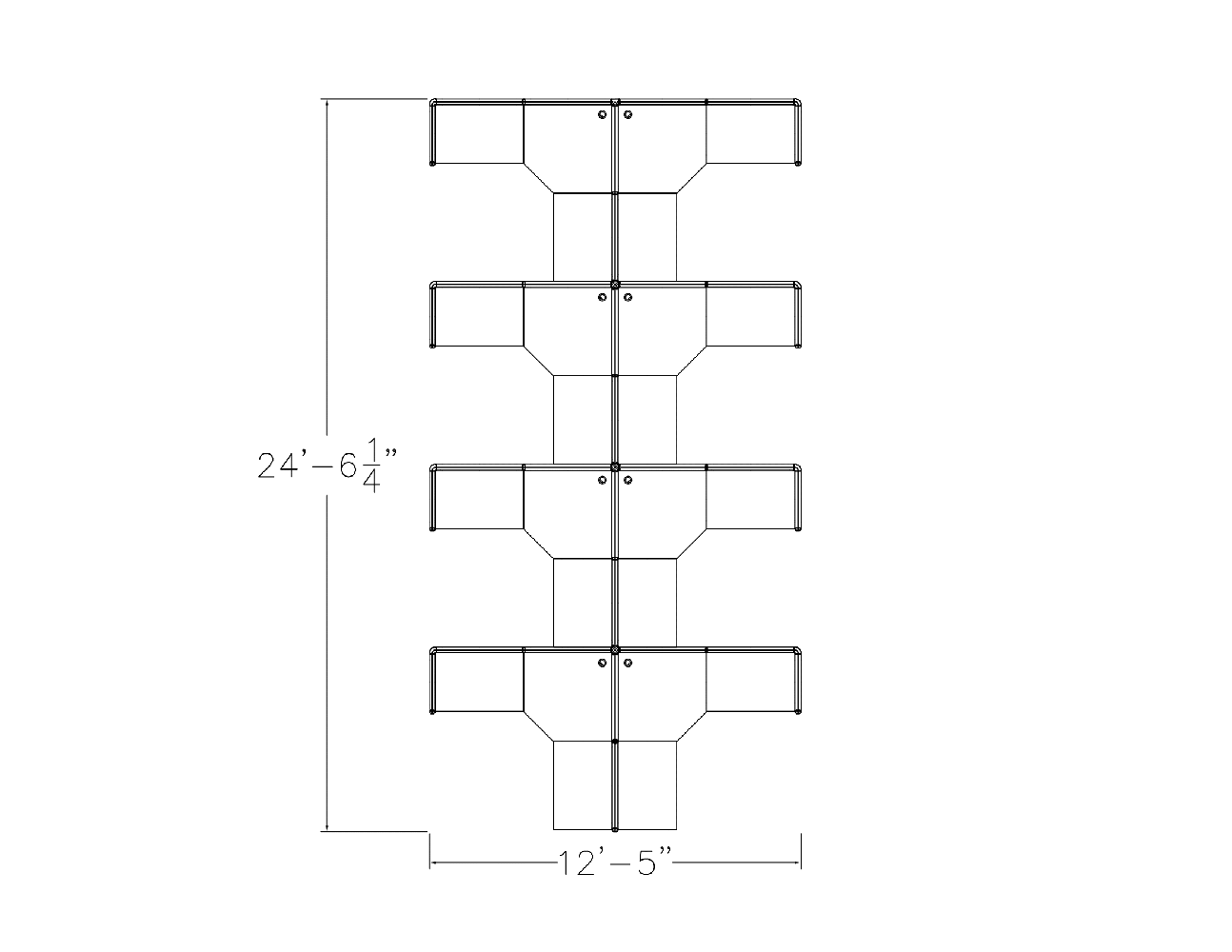 L-Shaped Cubicle Workspaces | 8-Person | Emerald Cubicle Collection | 6x6x39"H - Image 2