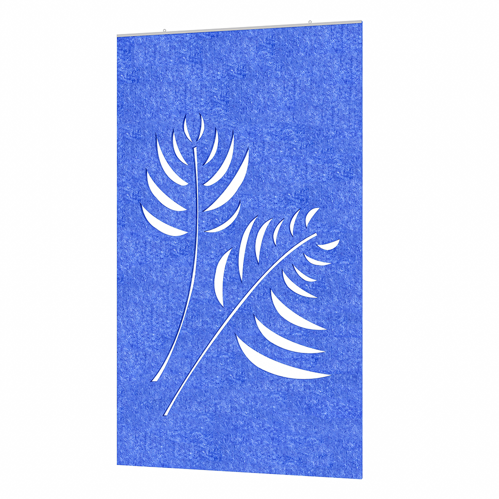 eSCAPE Series Suspended Acoustical Panel | Paradise Fern | 47"W x 84"H | 15 Colors Available - Image 2