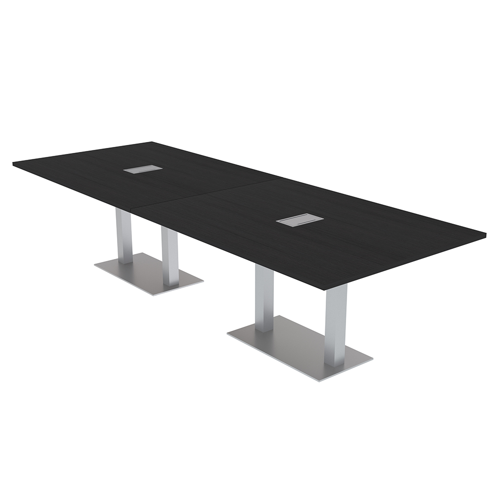 Conference Room Set | 10' Rectangular Conference Table | 2 Bookcases 24"W x 64"H - Image 2