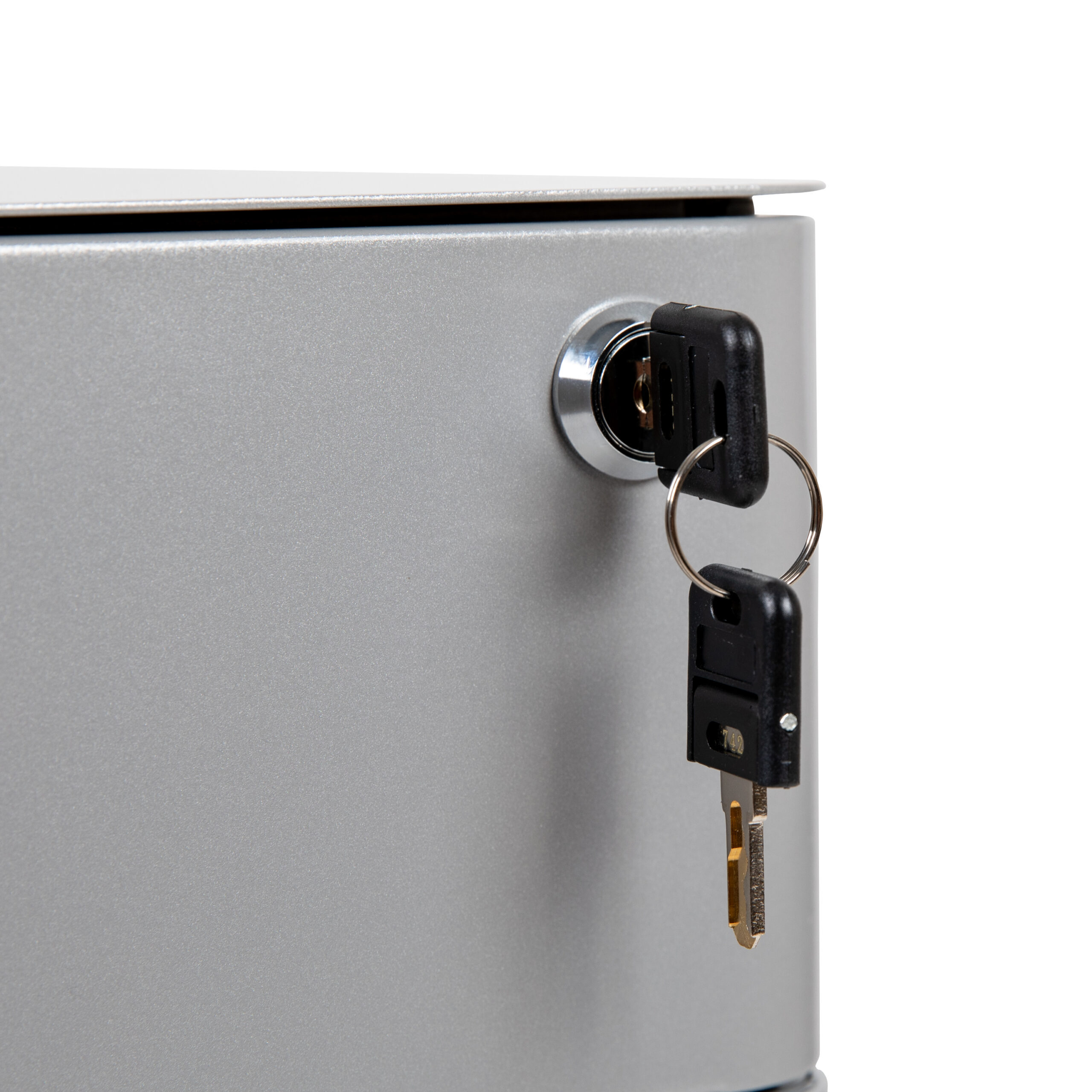 Modern 3-Drawer Mobile Locking Filing Cabinet With Hanging Drawer - Image 16