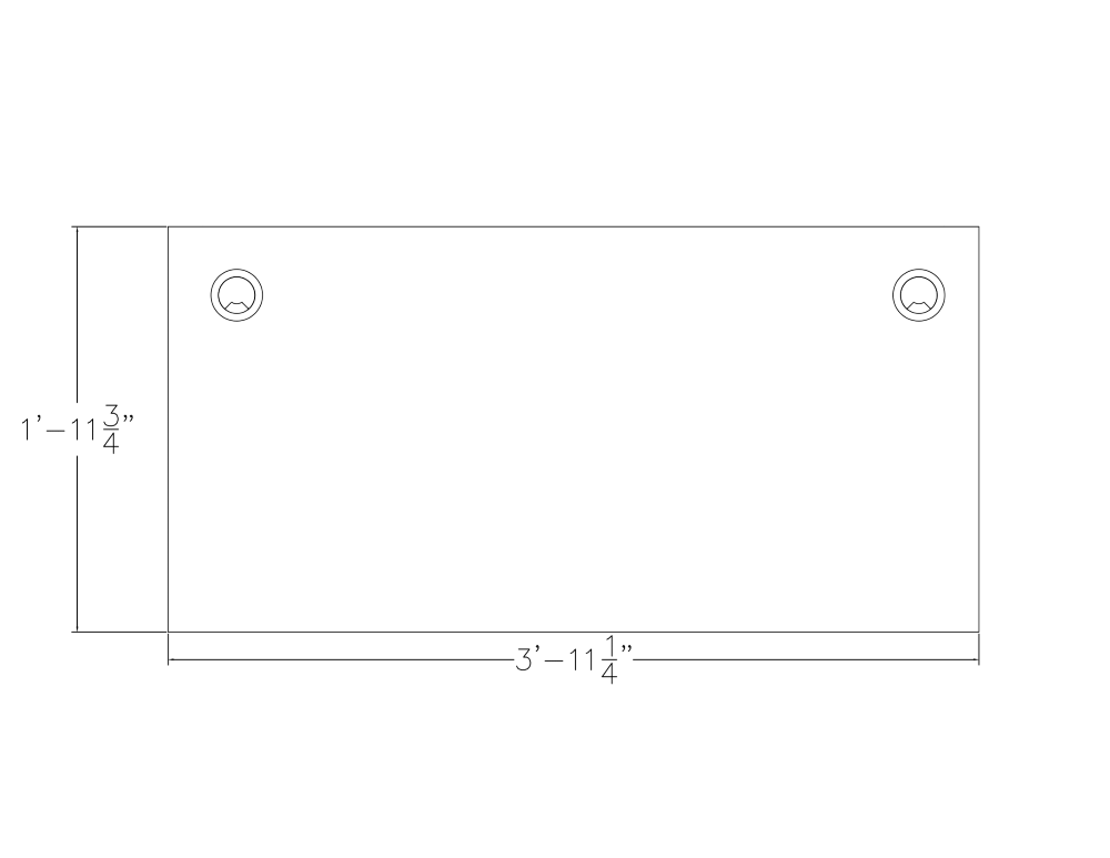 4-Foot Wide Desk with C-Legs and Modesty Panel | Factory Clearance - Image 3