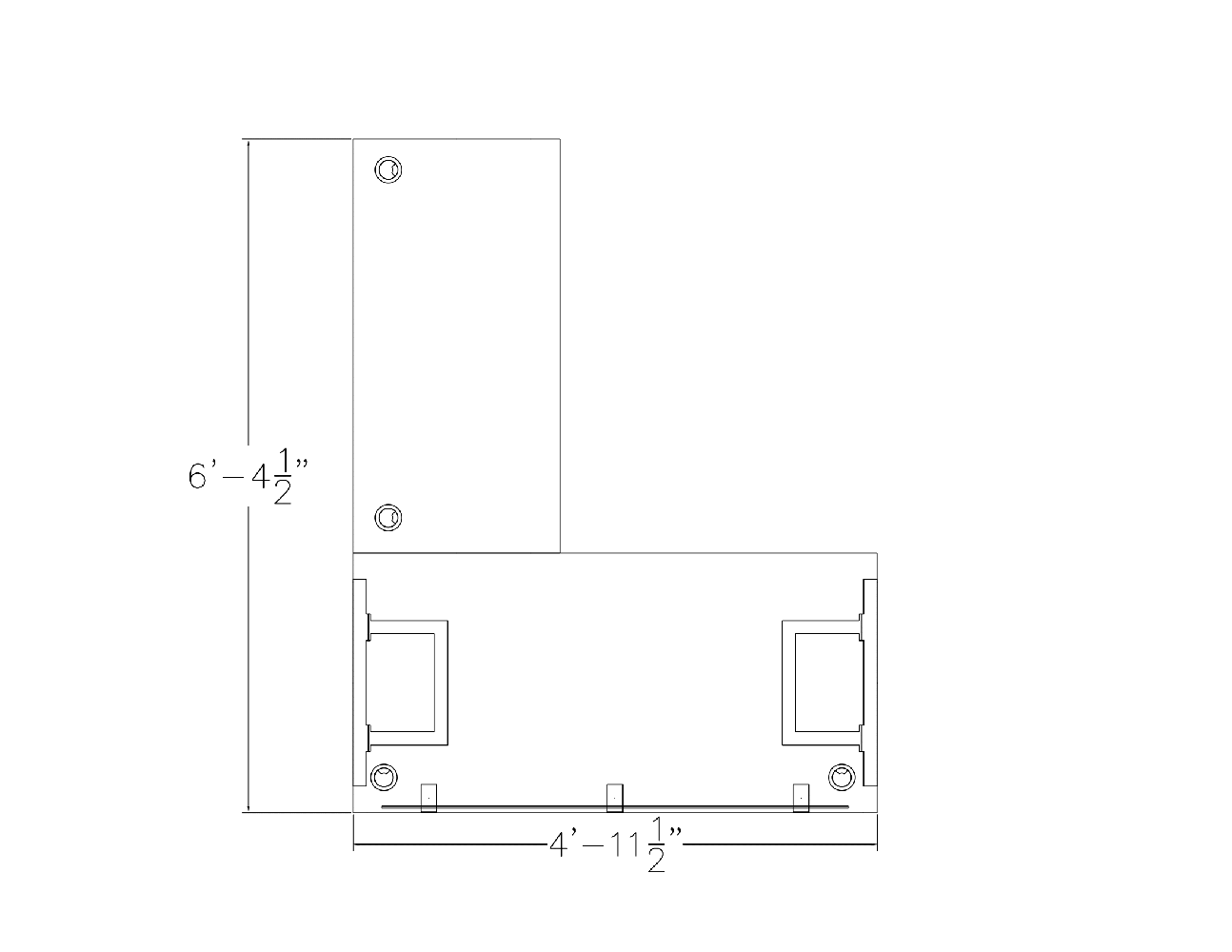 L-Shaped Executive Desk | 5x6.5 | Indigo Desk Series - Image 2