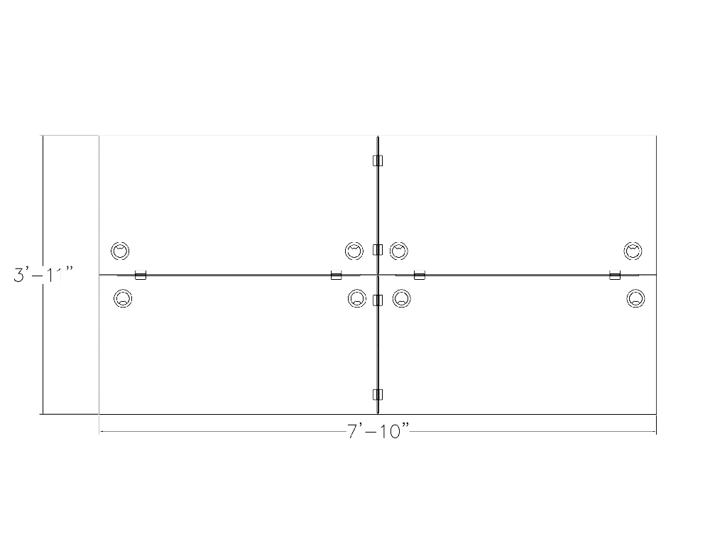 Nova Desking System with Acrylic Privacy Screens | 24x48 | Seats 4 | 8 Colors Available - Image 2
