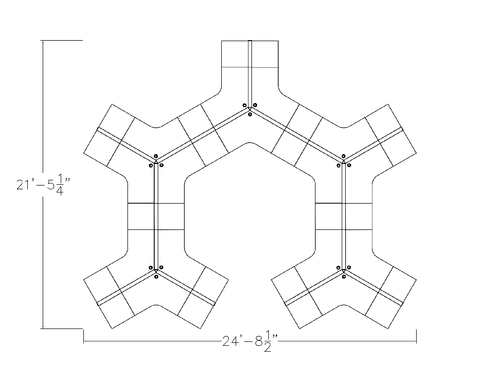 15-Person 120 Degree Cubicle Workstations | Sapphire Cubicle System | 3x2x52-39"H - Image 2