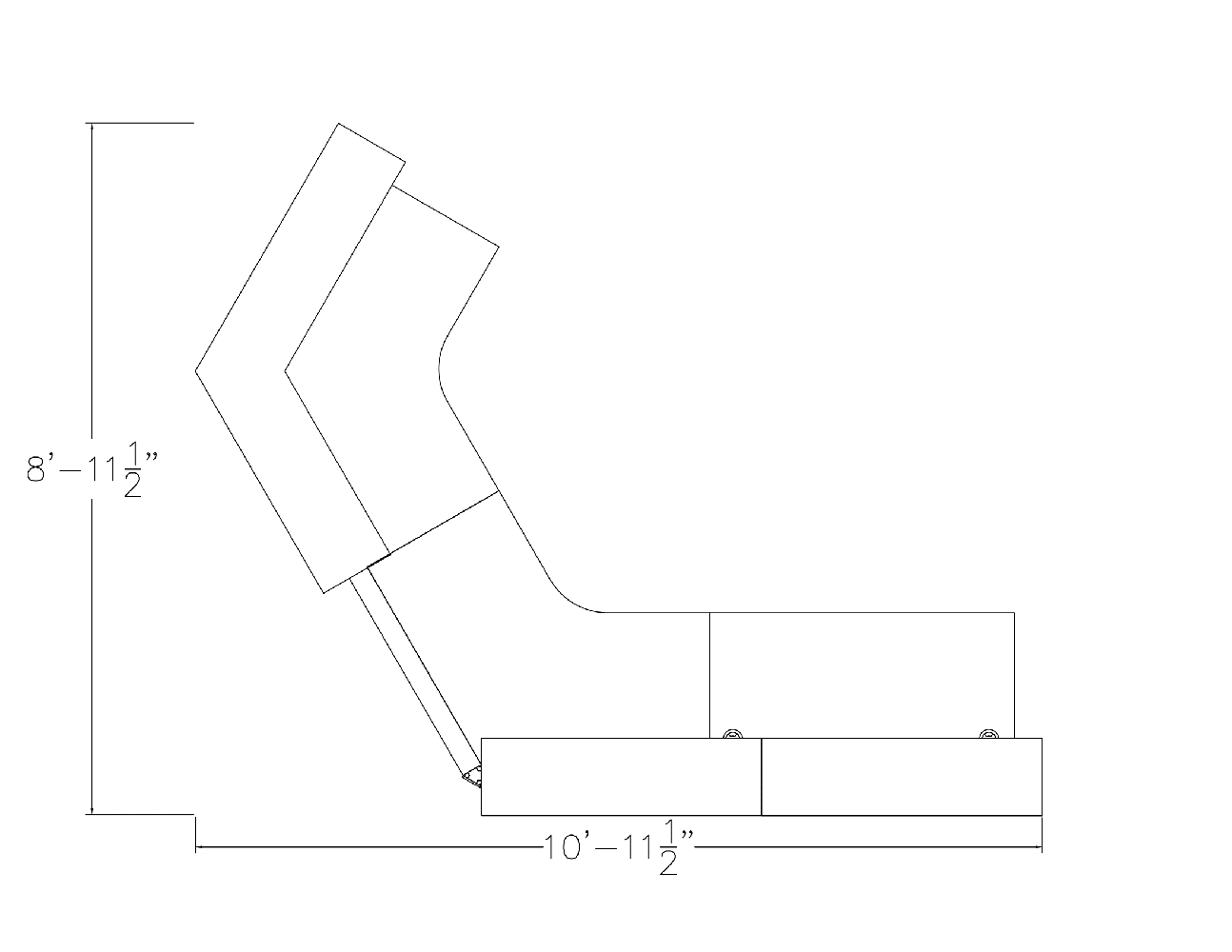 Curved ADA Reception Desk | Sapphire Cubicle System | 7x9x39"-32"H - Image 3