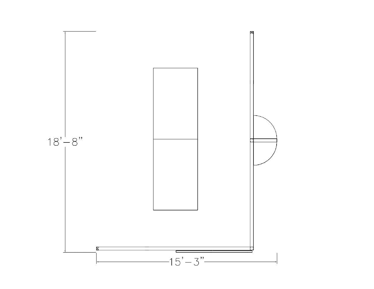 Conference Room with Table | Sapphire Wall System | 15x18x108"H - Image 2