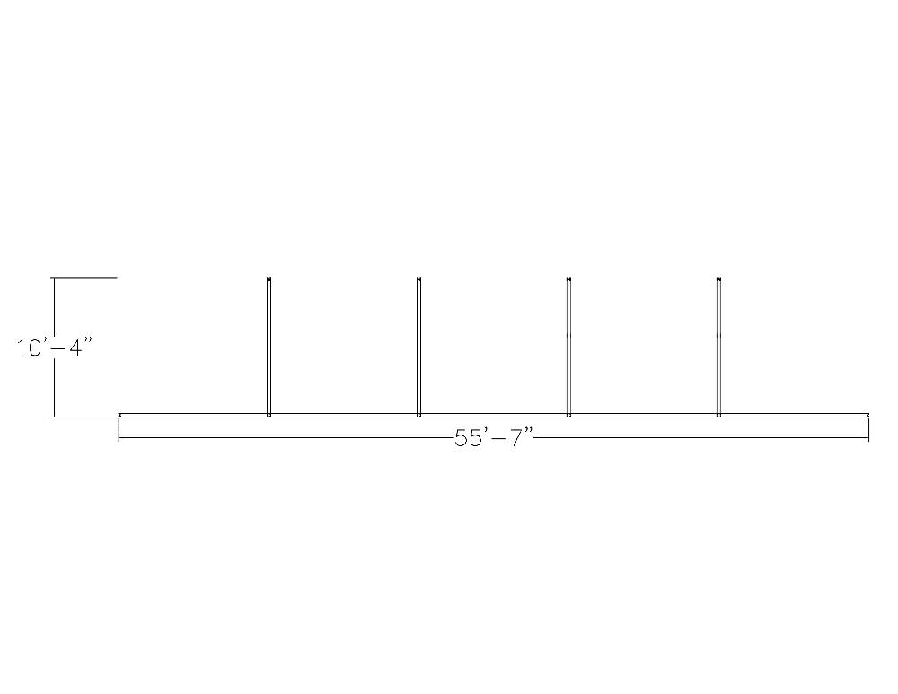 Office Space Cubicle Walls for Five | Sapphire Wall System | 10'D x 11'W x 84"H - Image 2