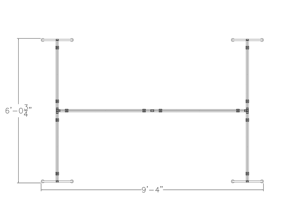 Modern Office Partition with Acrylic Cubicle Extenders | SAPslim Cubicle Collection | 8' x 3' x 65" - Image 2