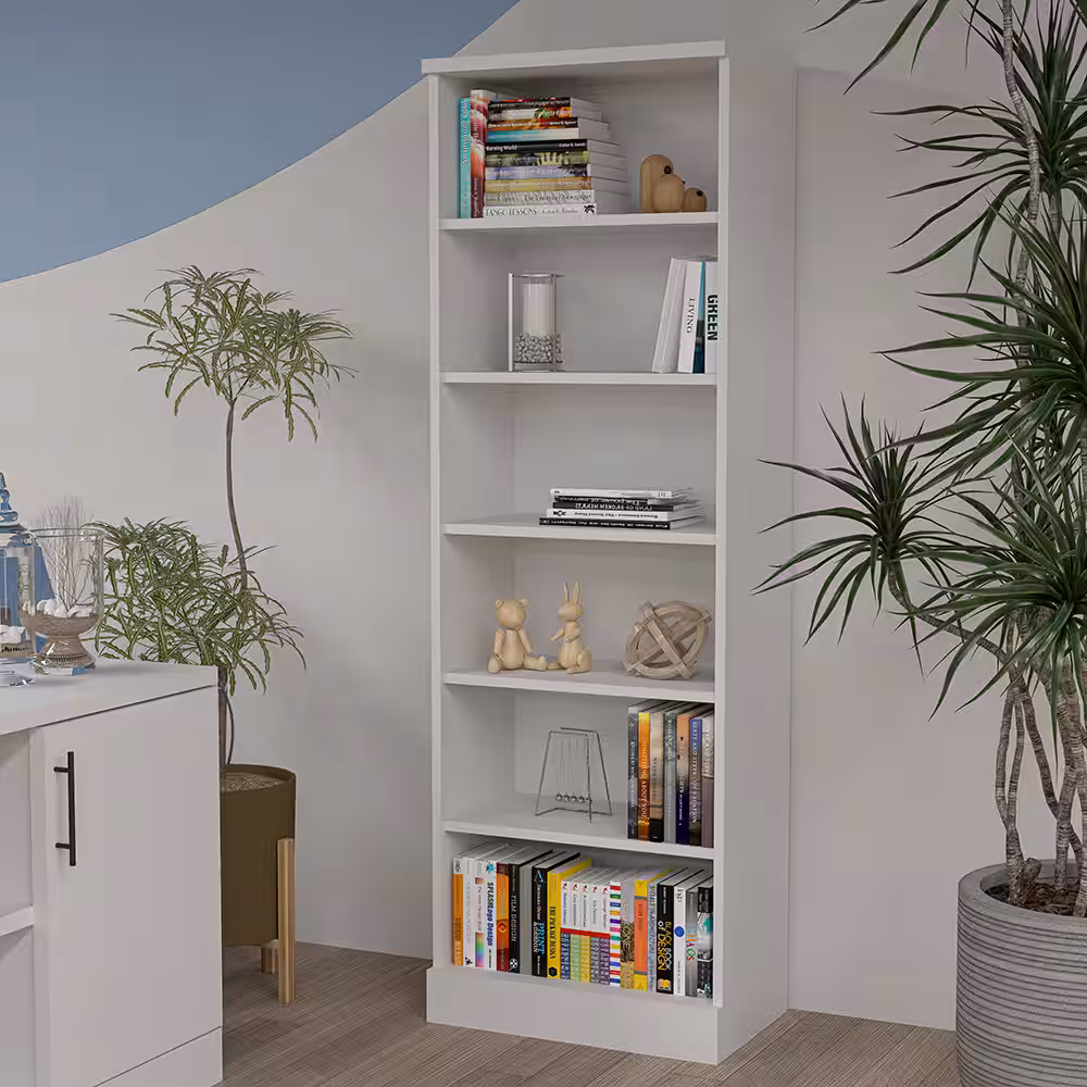 6-Tier Bookcase | Adjustable Shelves | Sol Office Furniture Collection Bookshelf | 72"H Available In 2 Widths - Image 2