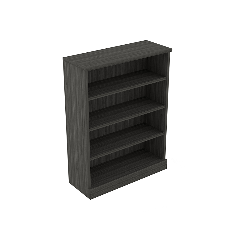 Office Storage Set | 4-Shelf Bookcase And 4-Door Credenza | Sol Office Furniture Collection | 48"H Bookshelf - Image 4