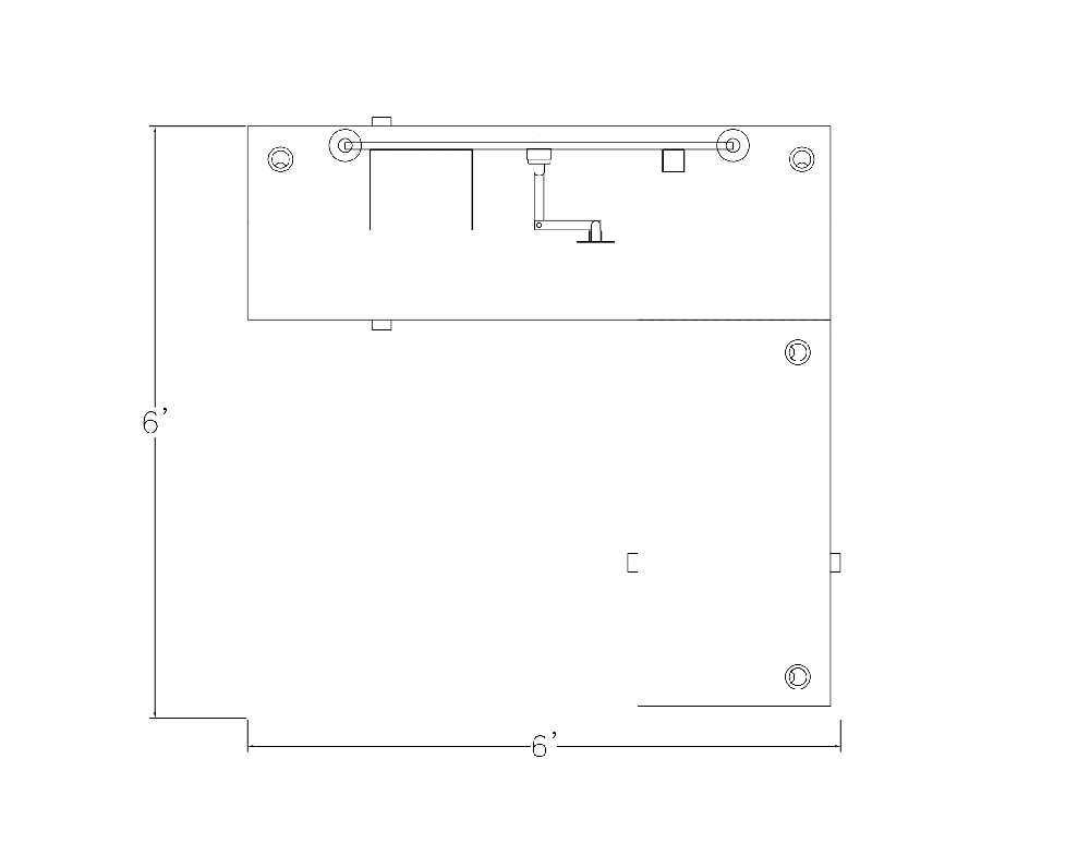 L-Shaped Electric Sit-Stand Desk with Accessory Rail | 6x6 Quantum Series | 9 Laminate Options - Image 2
