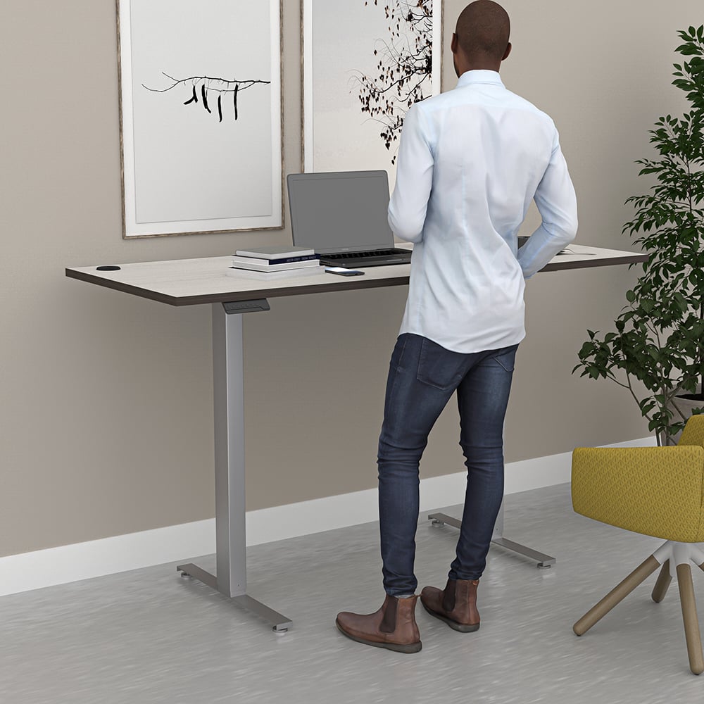 Quantum Series Electric Sit-Stand Desk | 9 Size Options | 9 Laminate Options - Image 2