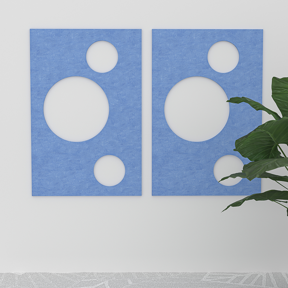 eSCAPE Acoustic Wall Panels | Swiss Circles Acoustic Wall Art | 30x47 | 15 Colors - Image 2