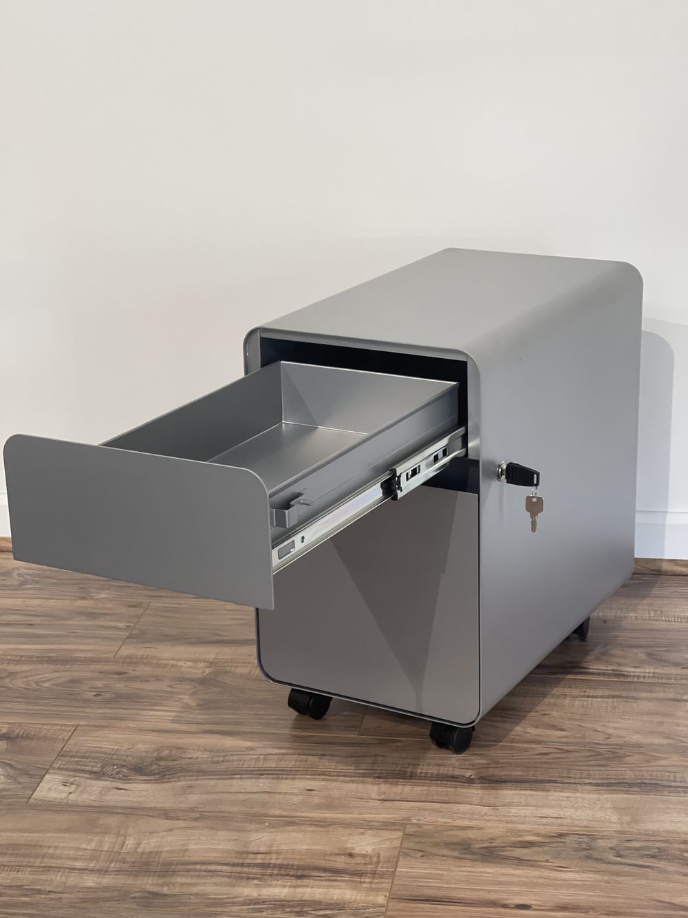 "Wally" Mobile Storage Pedestal Cabinet | Rolling File Cabinet - Image 8