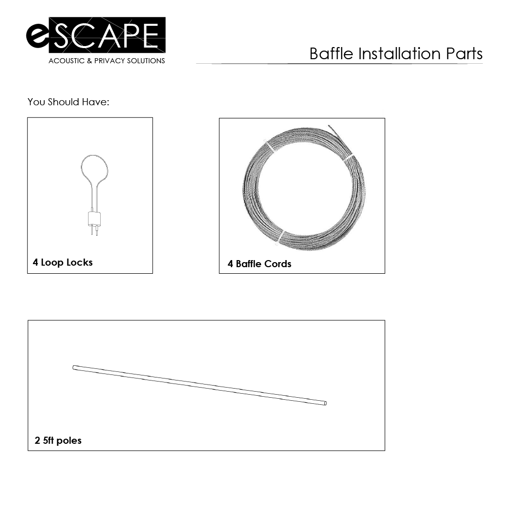 Acoustical Ceiling Baffles | Rectangular Sound Reducing Baffles | 5' L | 18 Colors Available - Image 5