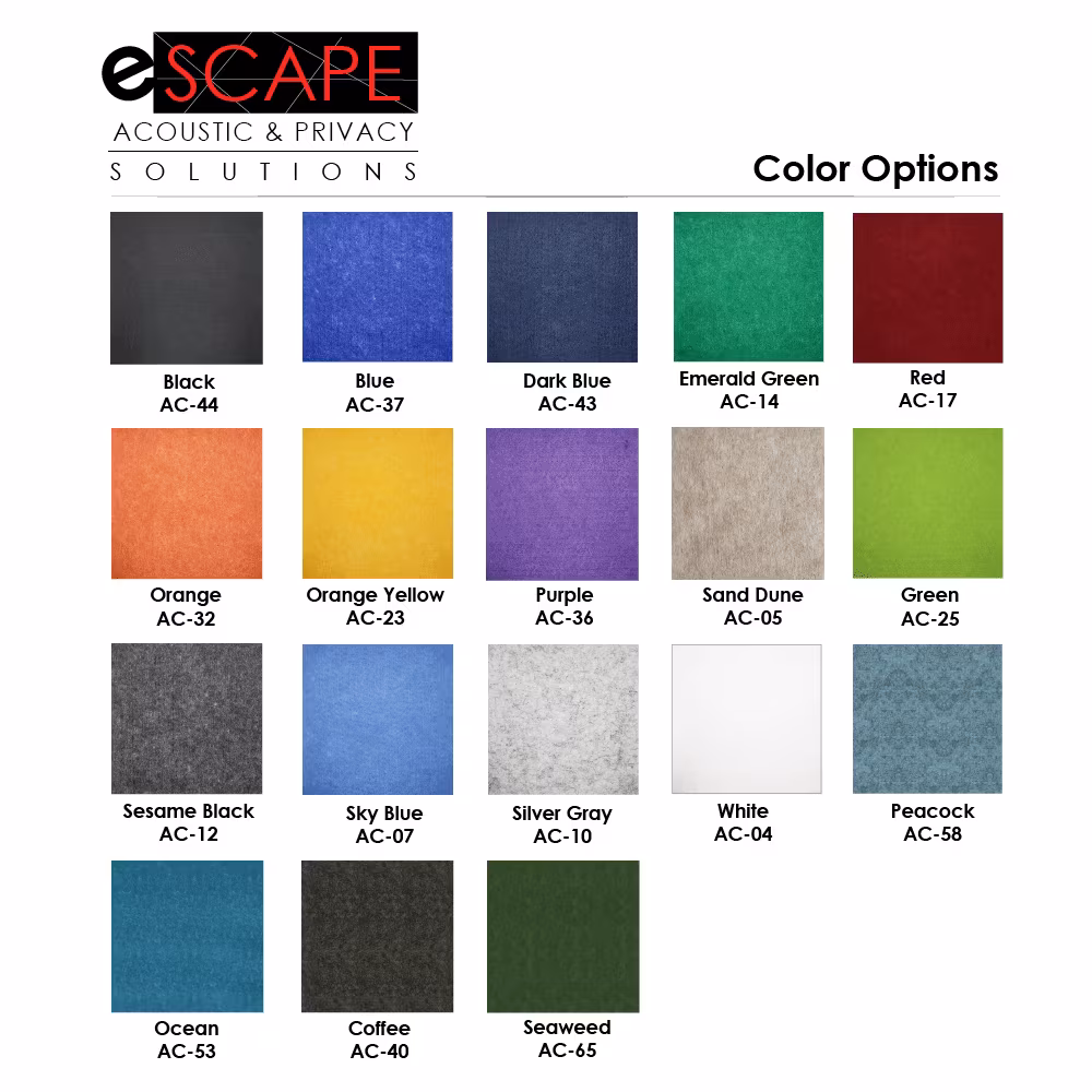 Modular Desking System with Acoustic Desk Dividers | Nova Desking System | Seats 2 - Image 2