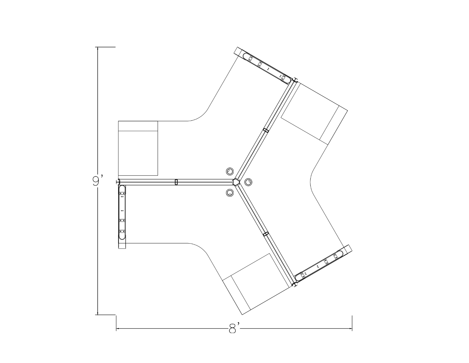 Library Study Stations | Emerald Cubicle Collection | 4x4x52"H - Image 3