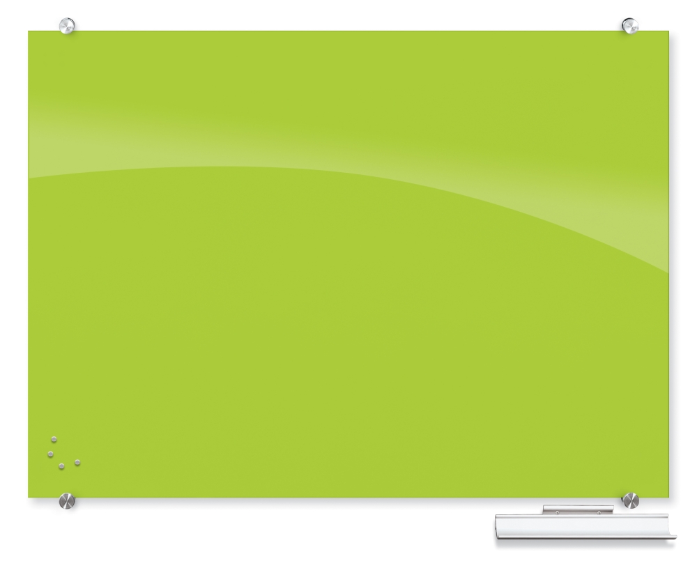 Visionary Hierarchy Magnetic Glass Board - 4'W X 3'H - Image 2