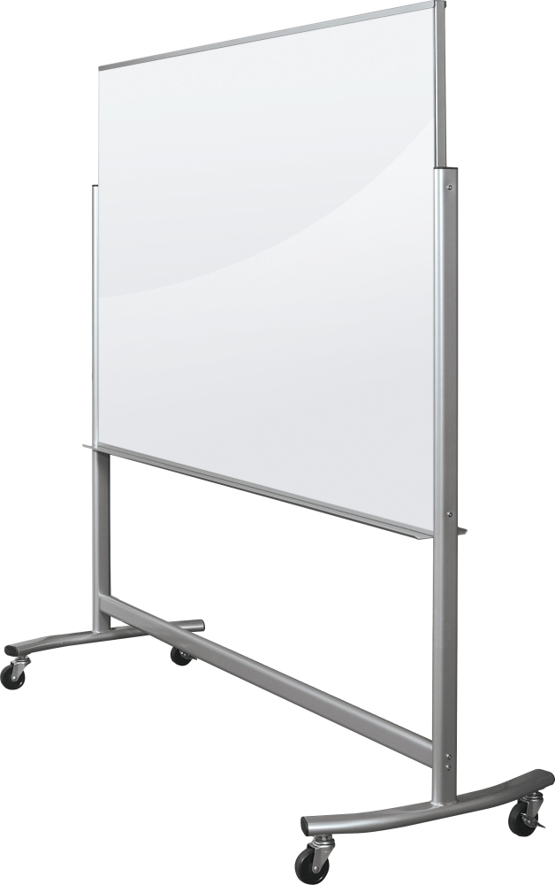 Visionary Move Mobile Magnetic Glass Board - 6'W X 4'H - Image 2