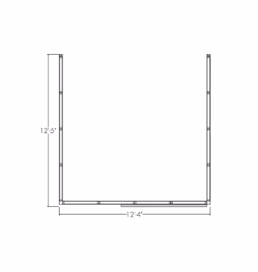 Collaboration Rooms | Sapphire Wall System | 12'5"Dx12'4"Wx95"H - Image 2