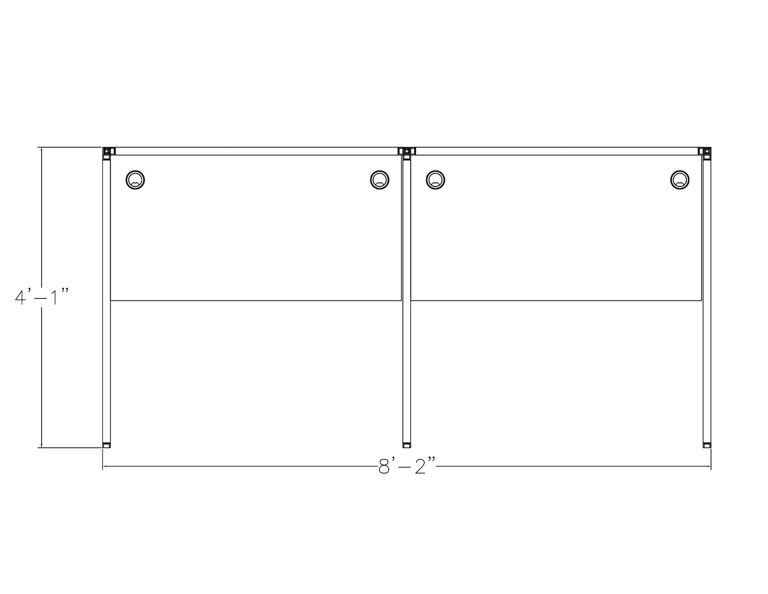 2-Person U-Shaped Call Center Cubicle Workstations | SAPslim Cubicle System | 4 x 4 x 65"H - Image 2