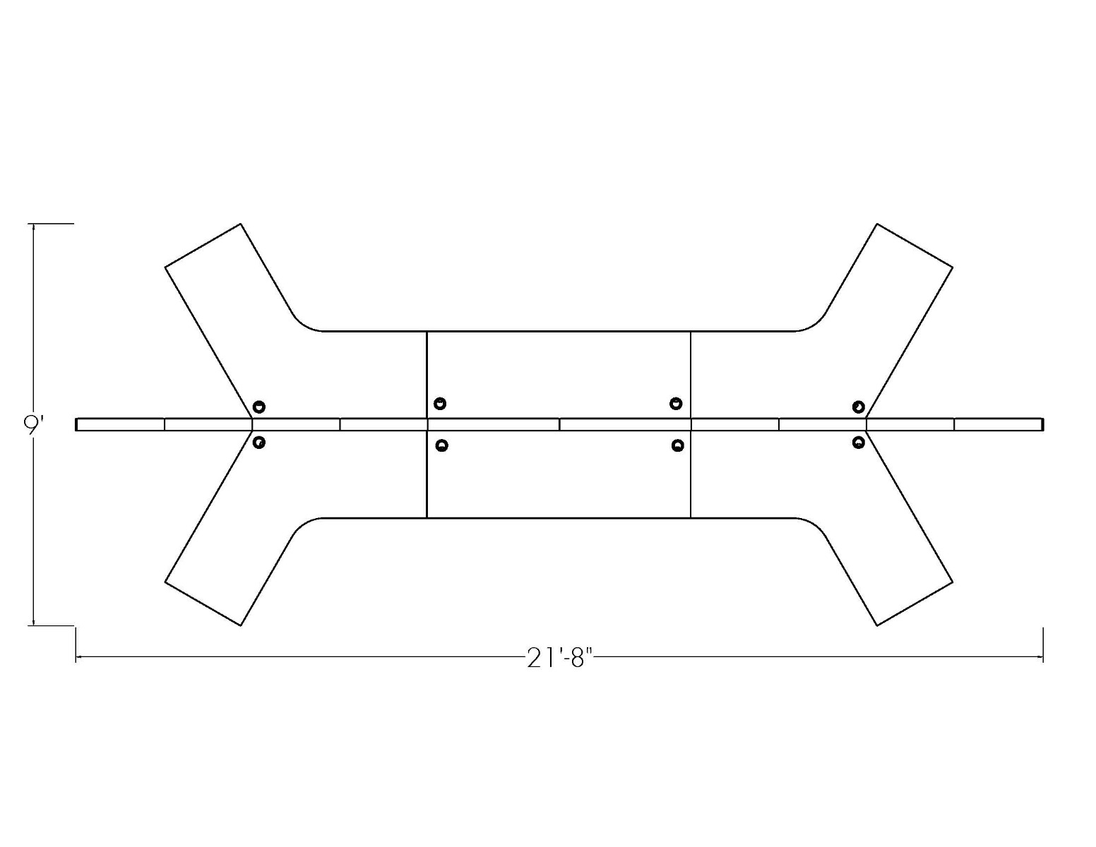 120 Degree Workstations | Sapphire Cubicle System | 4x6x65"H | 4-Person - Image 2