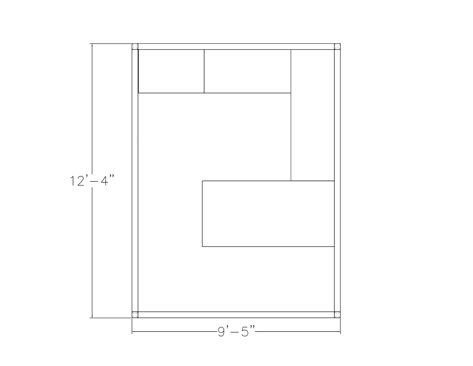 High Wall Office Cubicle | Sapphire Wall System | 9x12x95"H - Image 3