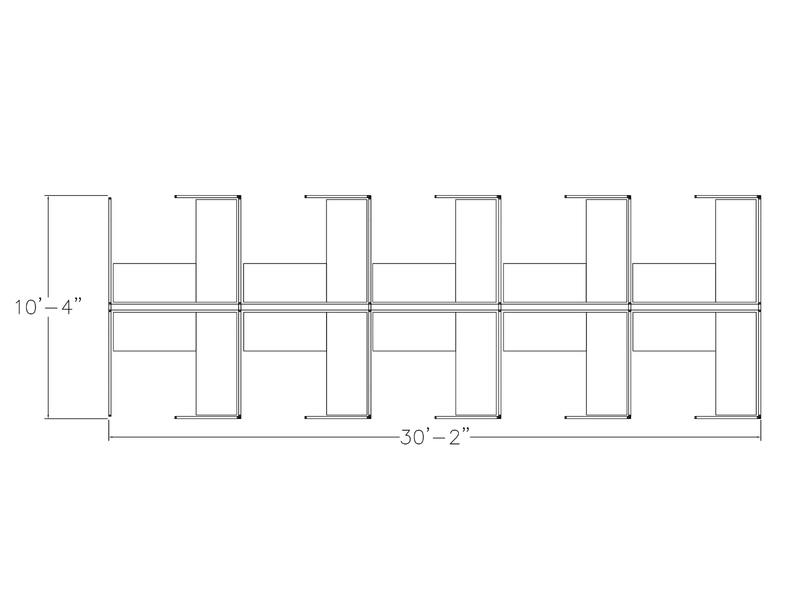 10-Person Cubicle Workstations | SAPslim Cubicle System | Sapphire Cubicle System | 5x6x65"H - Image 2