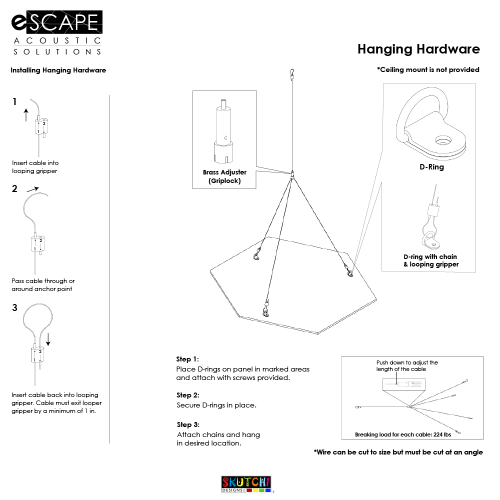 Solid Hexagon Shaped Acoustic Ceiling Tile | Individual Panel | Build Your Own Sets | 18 Colors - Image 3