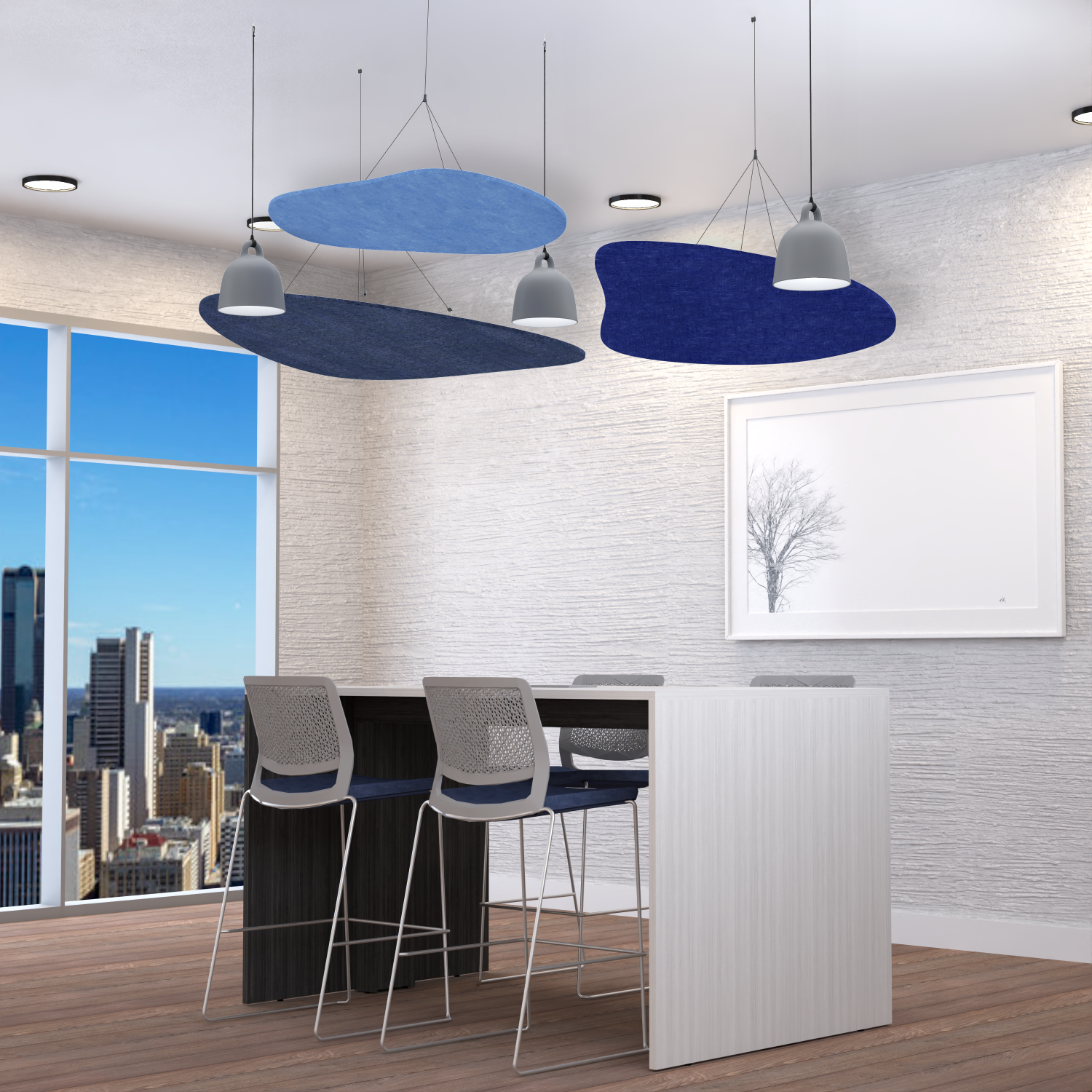 Individual Pebble Ceiling Tile | Build Your Own Sets | 18 Colors - Image 2